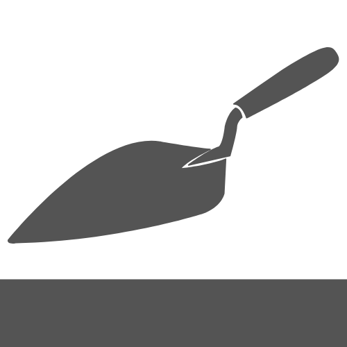 Trowel Down Icon