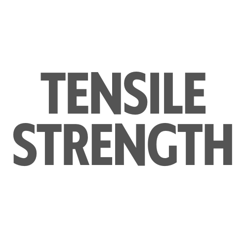 icon with words that state Tensile Strength
